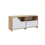 Casa si Gradina - Mobilier - Organizare si depozitare - Organizator incaltaminte - Organizator incaltaminte, Hanah Home, pal melaminat, stejar si alb, 105x47x37 cm - Infinity.ro