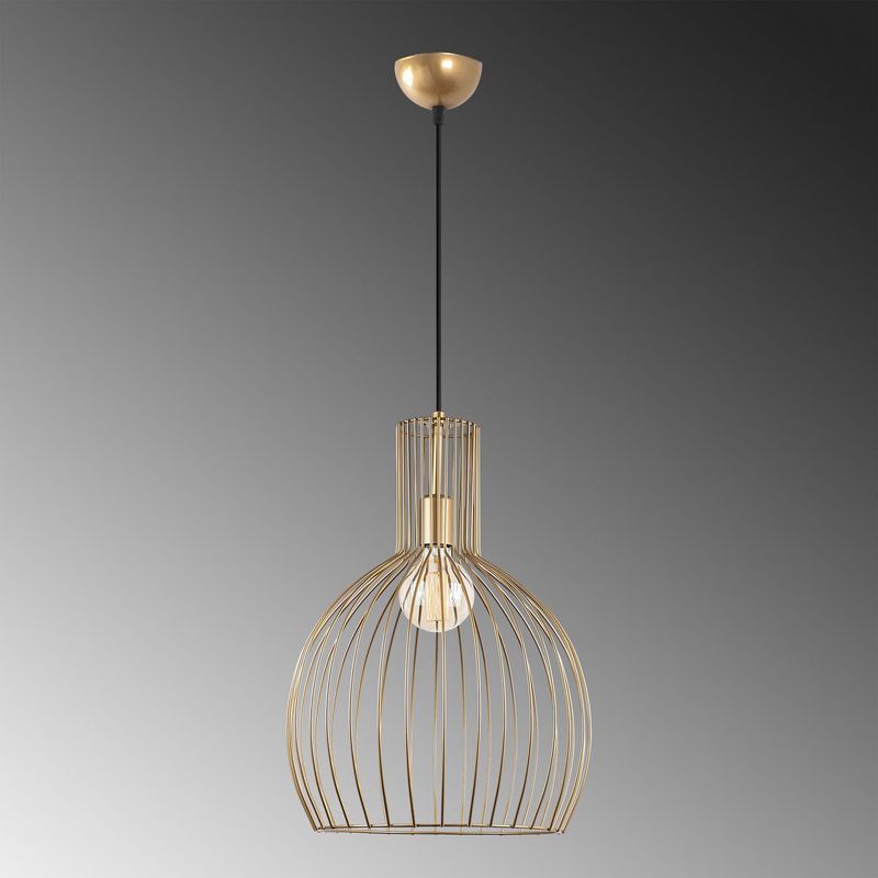 Casa si Gradina - Corpuri si surse de iluminat - Lustre si pendule - Candelabru, Opviq, metal, auriu, diametru 38 cm, inaltime reglabila 66-146 cm - Infinity.ro