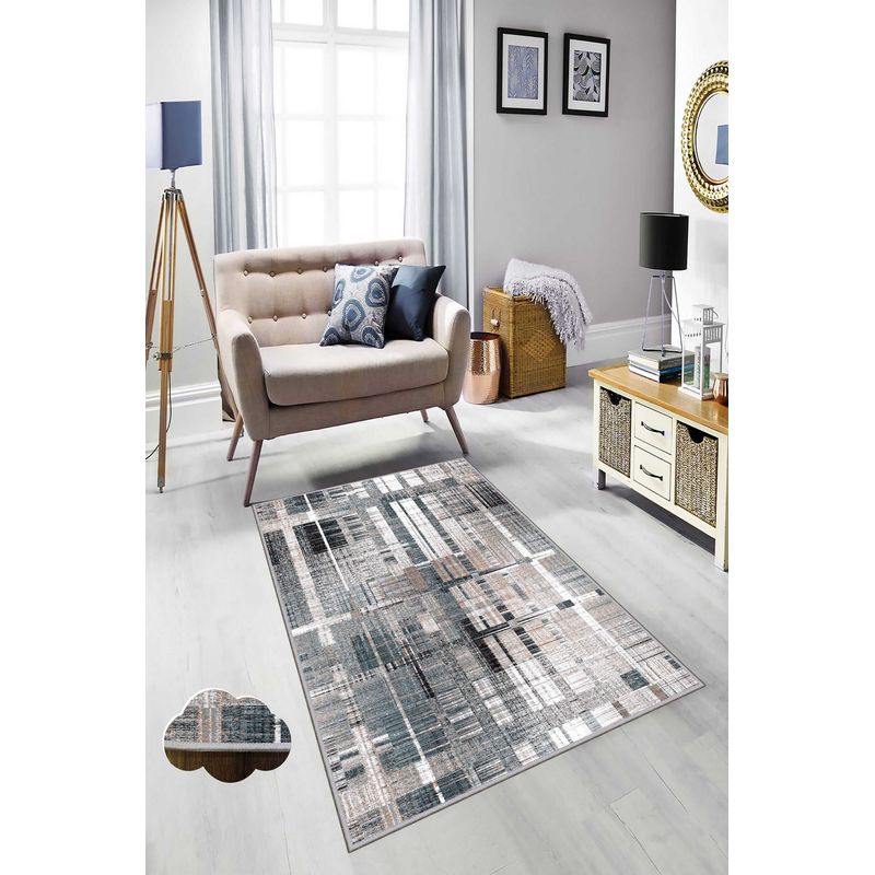 Casa si Gradina - Textile si covoare - Covoare - Covorase intrare - Covoras de intrare, Conceptum Hypnose, multicolor, 80x150 cm, 100% poliester, antiderapant, 571HFT2925 - Infinity.ro