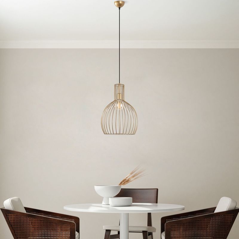 Casa si Gradina - Corpuri si surse de iluminat - Lustre si pendule - Candelabru, Opviq, metal, auriu, diametru 38 cm, inaltime reglabila 66-146 cm - Infinity.ro