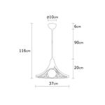 Casa si Gradina - Corpuri si surse de iluminat - Lustre si pendule - Lustra, Opviq, metal, cupru, 37x126 cm - Infinity.ro