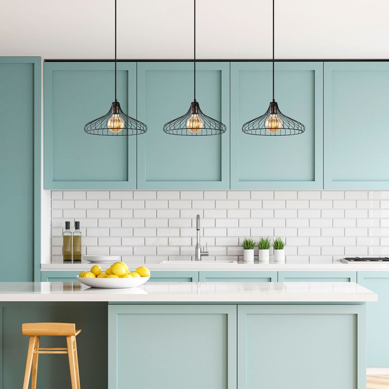 Casa si Gradina - Corpuri si surse de iluminat - Lustre si pendule - Lustra, Opviq, metal, negru antique, 148x36x30-120 cm - Infinity.ro