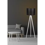 Casa si Gradina - Corpuri si surse de iluminat - Veioze si lampi - Lampadare - Lampadar, Opviq, mdf, alb-negru, 145 cm - Infinity.ro
