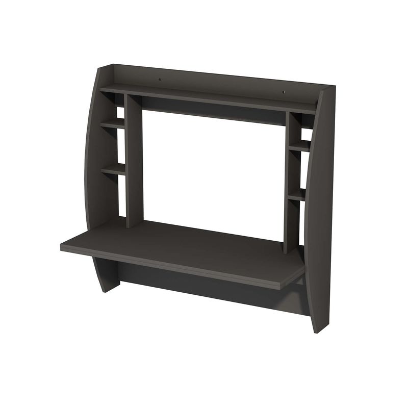 Casa si Gradina - Mobilier - Mese si birouri - Birouri - Birou, Hanah Home, pal melaminat, antracit, 123.6x55x120 cm - Infinity.ro