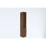 Casa si Gradina - Mobilier - Mobilier baie - Corpuri baie - Dulap baie, Hanah Home, pal melaminat, nuc, 30x29.6x170 cm - Infinity.ro