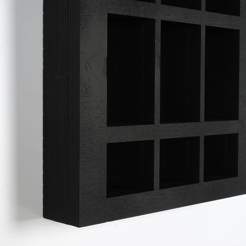 Casa si Gradina - Mobilier - Biblioteci si rafturi - Etajere - Etajera, Hanah Home, lemn, negru, 45x20x6 cm - Infinity.ro