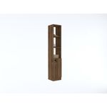 Casa si Gradina - Mobilier - Mobilier baie - Corpuri baie - Dulap baie, Hanah Home, pal melaminat, nuc, 30x29.6x170 cm - Infinity.ro