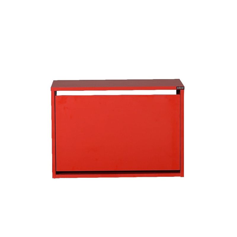Casa si Gradina - Mobilier - Dulapuri si sifoniere - Dulapuri pantofi - Dulap pantofi, Hanah Home, pal melaminat, rosu, 60x30x42 cm - Infinity.ro