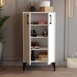 Casa si Gradina - Mobilier - Organizare si depozitare - Organizator incaltaminte - Dulap pentru pantofi, Hanah Home, pal melaminat, alb, 60x35x111 cm - Infinity.ro