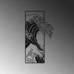 Casa si Gradina - Decoratiuni - Decoratiuni perete - Accesoriu decorativ de perete, Wallxpert, metal, negru, 34x62 cm, 891TNL3322 - Infinity.ro