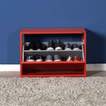 Casa si Gradina - Mobilier - Dulapuri si sifoniere - Dulapuri pantofi - Dulap pantofi, Hanah Home, pal melaminat, rosu, 60x30x42 cm - Infinity.ro