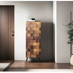 Casa si Gradina - Mobilier - Dulapuri si sifoniere - Dulapuri - Dulap multifunctional, Hanah Home, panou aglomerat melaminat, hititte, 51x32x140 cm - Infinity.ro