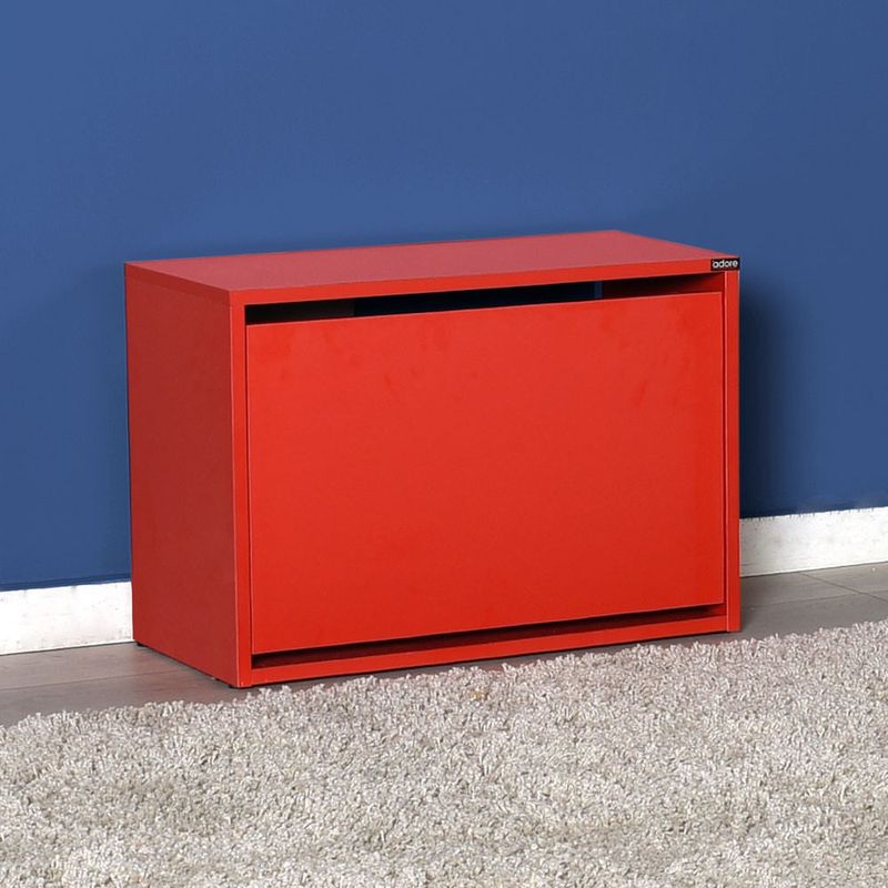 Casa si Gradina - Mobilier - Dulapuri si sifoniere - Dulapuri pantofi - Dulap pantofi, Hanah Home, pal melaminat, rosu, 60x30x42 cm - Infinity.ro