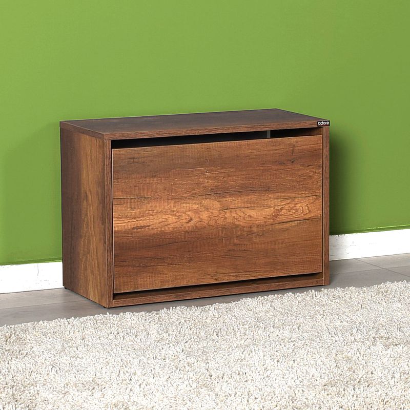 Casa si Gradina - Mobilier - Organizare si depozitare - Organizator incaltaminte - Dulap pentru pantofi, Hanah Home, pal melaminat, nuc oslo, 60x42x30 cm - Infinity.ro