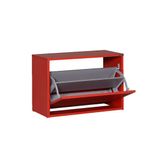 Casa si Gradina - Mobilier - Dulapuri si sifoniere - Dulapuri pantofi - Dulap pantofi, Hanah Home, pal melaminat, rosu, 60x30x42 cm - Infinity.ro