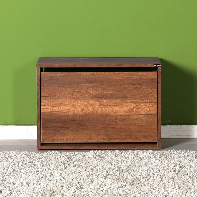 Casa si Gradina - Mobilier - Organizare si depozitare - Organizator incaltaminte - Dulap pentru pantofi, Hanah Home, pal melaminat, nuc oslo, 60x42x30 cm - Infinity.ro