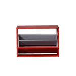 Casa si Gradina - Mobilier - Dulapuri si sifoniere - Dulapuri pantofi - Dulap pantofi, Hanah Home, pal melaminat, rosu, 60x30x42 cm - Infinity.ro