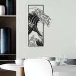 Casa si Gradina - Decoratiuni - Decoratiuni perete - Accesoriu decorativ de perete, Wallxpert, metal, negru, 34x62 cm, 891TNL3322 - Infinity.ro