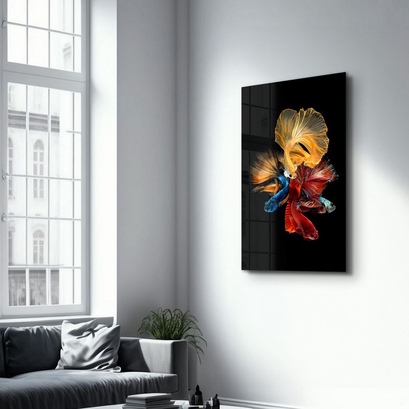 Casa si Gradina - Decoratiuni - Tablouri - Tablou decorativ, Wallxpert, sticla temperata, multicolor, 46x72 cm, 672BRS4660 - Infinity.ro