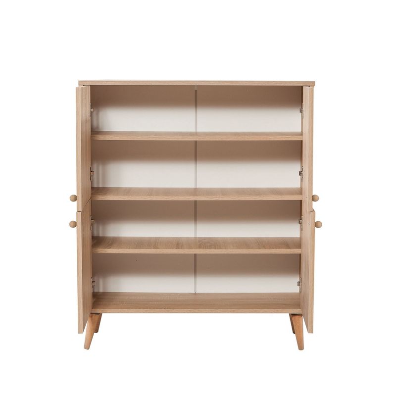 Casa si Gradina - Mobilier - Dulapuri si sifoniere - Dulapuri - Dulap multifunctional, Hanah Home, PAL melaminat, stejar sonoma, 95x36x111 cm, 863SPH3934 - Infinity.ro