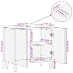 Casa si Gradina - Mobilier - Seturi de mobilier - Seturi baie - Dulap de chiuveta Maro miere cu detalii aurii Lemn masiv - Infinity.ro