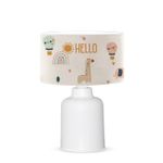 Casa si Gradina - Corpuri si surse de iluminat - Veioze si lampi - Lampi de veghe copii - Lampa de masa, Opviq, plastic si material textil, multicolor, 24x14x32 cm, 780SGN4682 - Infinity.ro