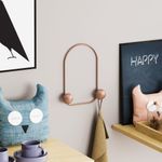 Casa si Gradina - Mobilier - Organizare si depozitare - Cuiere - Carlig de perete, Wallxpert, metal, cupru, 25x7x33 cm - Infinity.ro