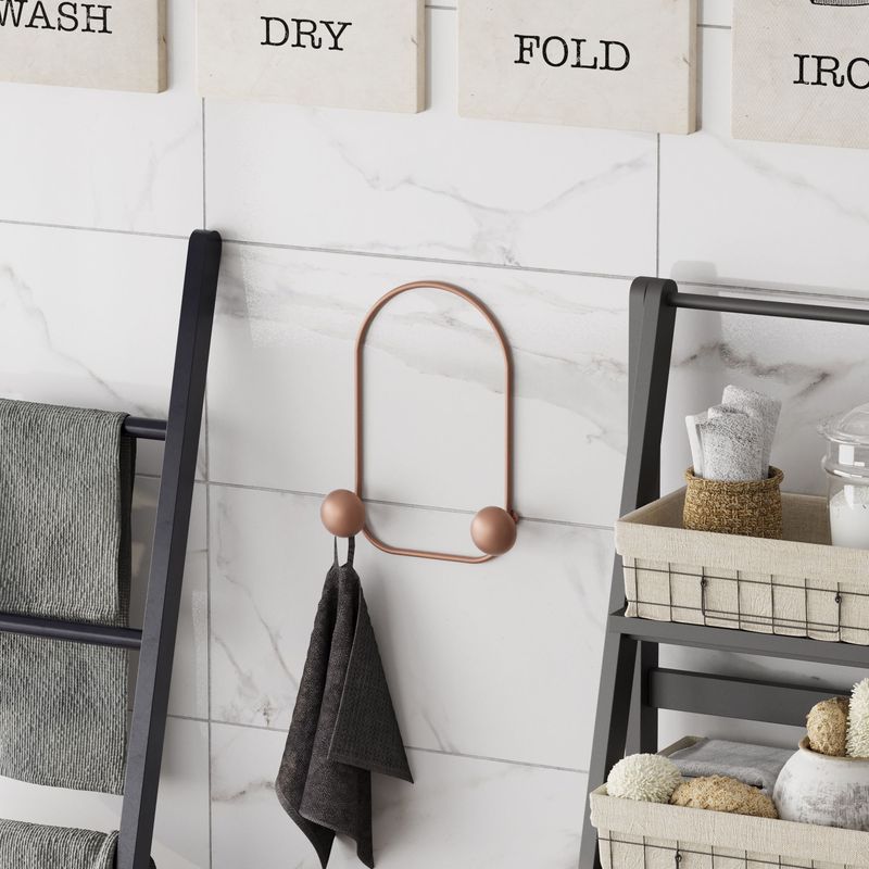 Casa si Gradina - Mobilier - Organizare si depozitare - Cuiere - Carlig de perete, Wallxpert, metal, cupru, 25x7x33 cm - Infinity.ro