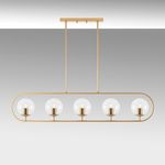 Casa si Gradina - Corpuri si surse de iluminat - Lustre si pendule - Candelabru, Opviq, metal, auriu lucios, 122x15 cm, inaltime reglabila 49-91 cm - Infinity.ro