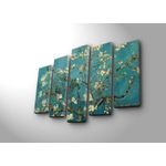 Casa si Gradina - Decoratiuni - Tablouri - Tablou decorativ canvas 5 piese, Wallxpert, multicolor, panza piele de caprioara, 105x70 cm - Infinity.ro