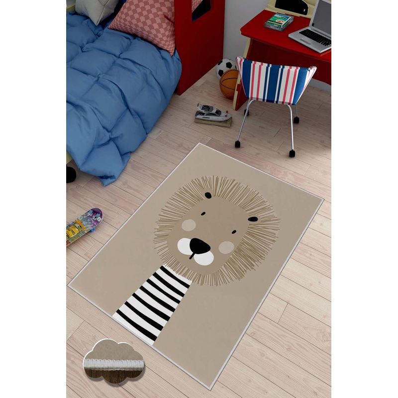 Casa si Gradina - Textile si covoare - Covoare - Covoare copii - Covor copii, Conceptum Hypnose, multicolor, 80x50 cm, 100% poliester, antiderapant, 477HFT1547 - Infinity.ro