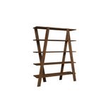 Casa si Gradina - Mobilier - Biblioteci si rafturi - Biblioteci - Biblioteca, Hanah Home, pal melaminat, nuc, 120x25x150 cm - Infinity.ro
