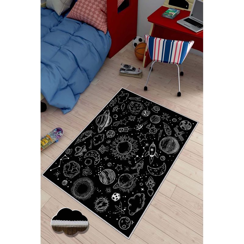 Casa si Gradina - Textile si covoare - Covoare - Covoare copii - Covor, Conceptum Hypnose, multicolor, 60x100 cm, 100% poliester, antiderapant, 477HFT1522 - Infinity.ro