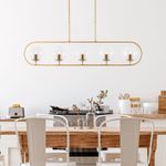 Casa si Gradina - Corpuri si surse de iluminat - Lustre si pendule - Candelabru, Opviq, metal, auriu lucios, 122x15 cm, inaltime reglabila 49-91 cm - Infinity.ro