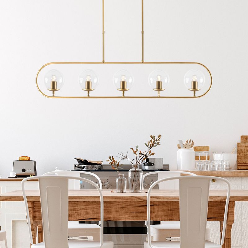 Casa si Gradina - Corpuri si surse de iluminat - Lustre si pendule - Candelabru, Opviq, metal, auriu lucios, 122x15 cm, inaltime reglabila 49-91 cm - Infinity.ro