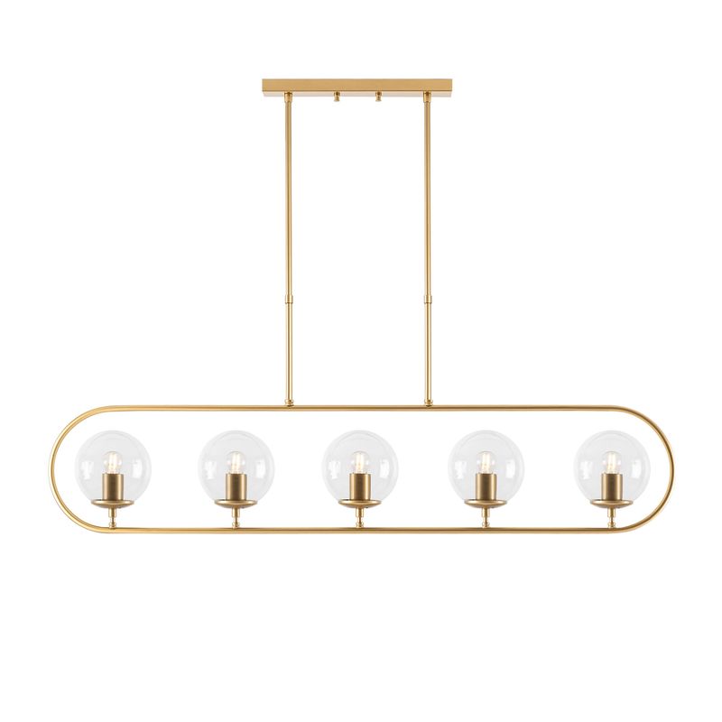 Casa si Gradina - Corpuri si surse de iluminat - Lustre si pendule - Candelabru, Opviq, metal, auriu lucios, 122x15 cm, inaltime reglabila 49-91 cm - Infinity.ro