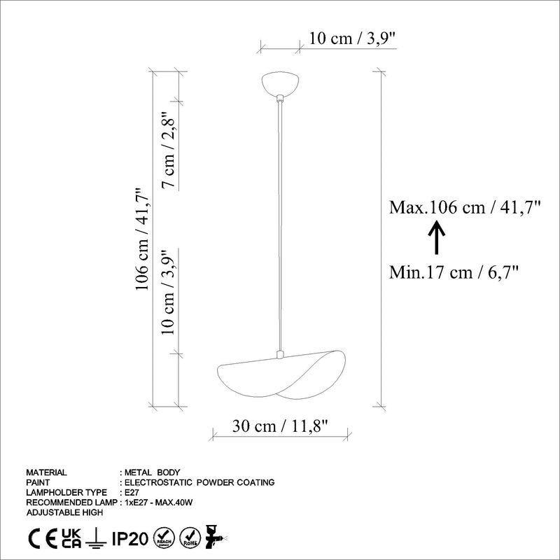 Casa si Gradina - Corpuri si surse de iluminat - Lustre si pendule - Candelabru, Opviq, metal, menta, 30x20x17-106 cm - Infinity.ro