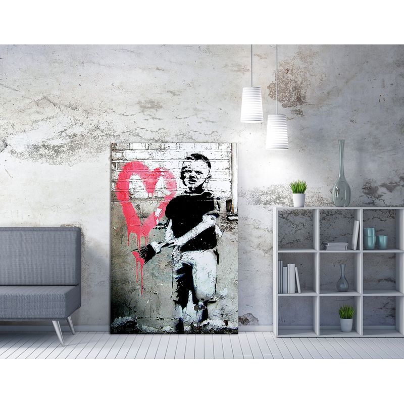 Casa si Gradina - Decoratiuni - Tablouri - Tablou canvas decorativ, Wallxpert, multicolor, 70x100 cm, 50% bumbac, 50% poliester, rama lemn, 966BRS1174 - Infinity.ro