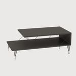 Casa si Gradina - Mobilier - Mese si birouri - Masute de cafea - Masuta de cafea, Hanah Home, pal melaminat, antracit, 100x50x40 cm - Infinity.ro