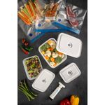 Casa si Gradina - Bucatarie si vesela - Organizare si depozitare bucatarie - Cutii alimentare - Set cutii si pungi pentru depozitare alimente, Hermia, plastic, transparent, 13 piese - Infinity.ro