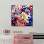 Casa si Gradina - Decoratiuni - Tablouri - Tablou decorativ, Wallxpert, sticla temperata, multicolor, 50x50 cm, 123BZM2306 - Infinity.ro