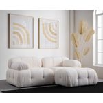 Casa si Gradina - Mobilier - Canapele si coltare - Coltare - Coltar, Atelier Del Sofa, lemn de fag si pal, alb, 190x160x95 cm, tapiterie poliester - Infinity.ro