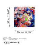 Casa si Gradina - Decoratiuni - Tablouri - Tablou decorativ, Wallxpert, sticla temperata, multicolor, 50x50 cm, 123BZM2306 - Infinity.ro