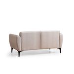 Casa si Gradina - Mobilier - Canapele si coltare - Canapele - Canapea 2 locuri, Hanah Home, lemn fag si pal, alb, 160x95x67 cm - Infinity.ro