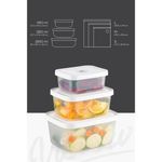 Casa si Gradina - Bucatarie si vesela - Organizare si depozitare bucatarie - Cutii alimentare - Set cutii si pungi pentru depozitare alimente, Hermia, plastic, transparent, 13 piese - Infinity.ro