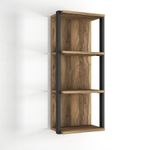 Casa si Gradina - Mobilier - Biblioteci si rafturi - Etajere - Etajera, Hanah Home, PAL melaminat, nuc, 33.5x21.3x79.5 cm - Infinity.ro