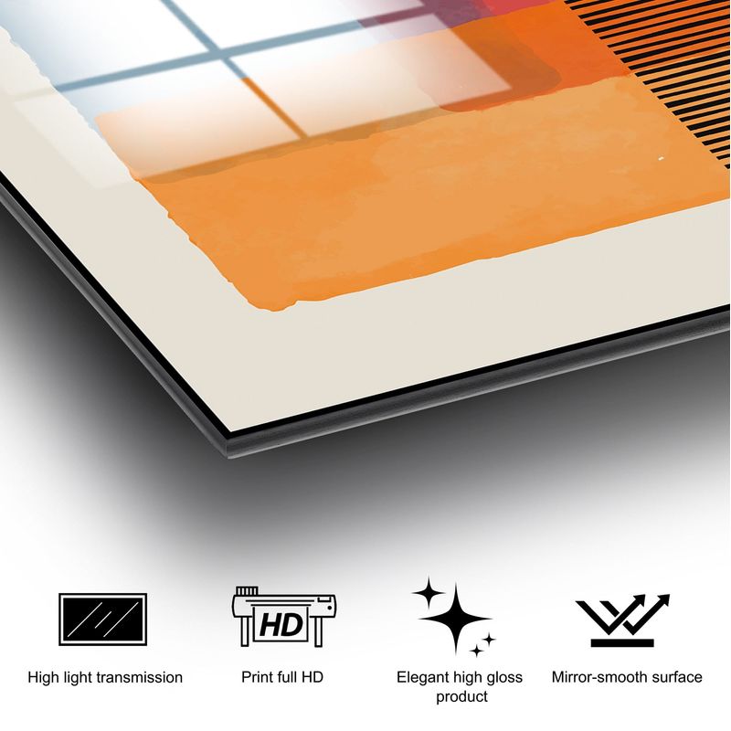 Casa si Gradina - Decoratiuni - Tablouri - Tablou decorativ, Wallxpert, sticla calita, multicolor, 45x65 cm, 123BZM2413 - Infinity.ro