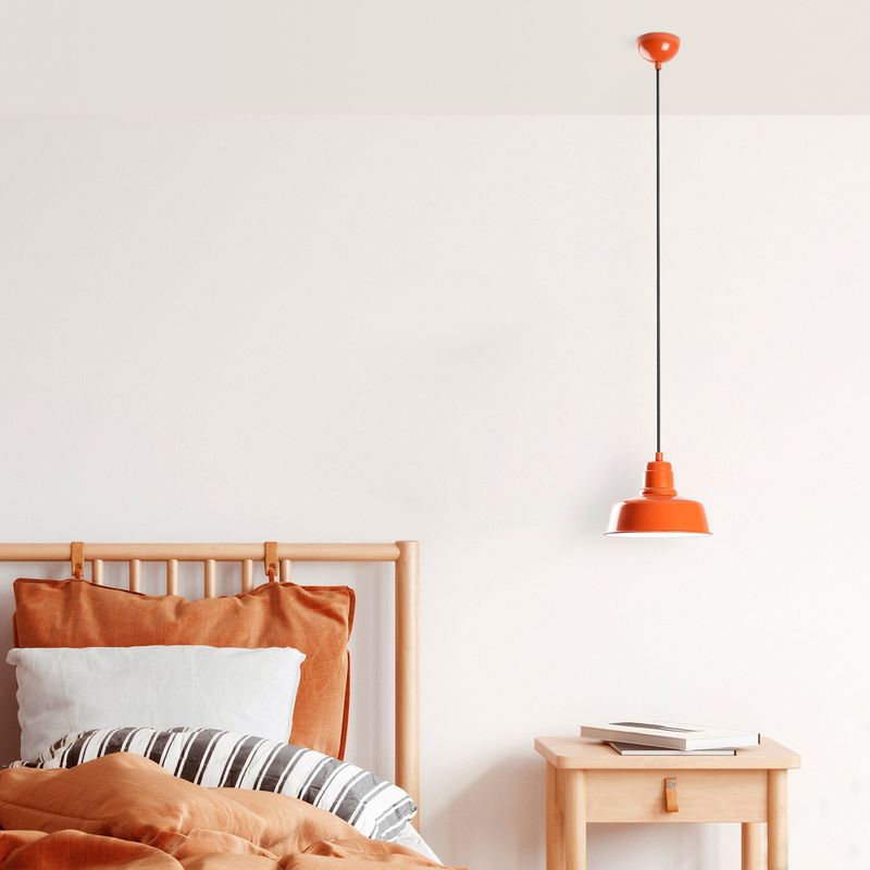 Casa si Gradina - Corpuri si surse de iluminat - Lustre si pendule - Lustra, Opviq, metal, portocaliu, inaltime reglabila 21-108 cm - Infinity.ro