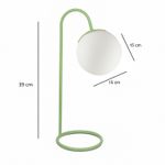 Casa si Gradina - Corpuri si surse de iluminat - Veioze si lampi - Veioze - Veioza, Opviq, metal, menta, 39 cm - Infinity.ro