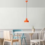 Casa si Gradina - Corpuri si surse de iluminat - Lustre si pendule - Lustra, Opviq, metal, portocaliu, inaltime reglabila 21-108 cm - Infinity.ro